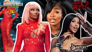 Nicki Minaj \& JT Beef, Cardi B Spiraling, Barbz Supporting Female Rappers