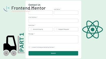 Frontend Mentor Challenge - Contact Form with React - Part1