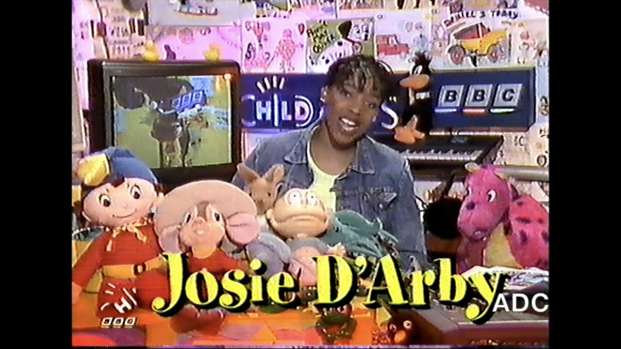 BBC2 Announcer Lucy Bolger CBBC Josie D'arby 27th April 1995