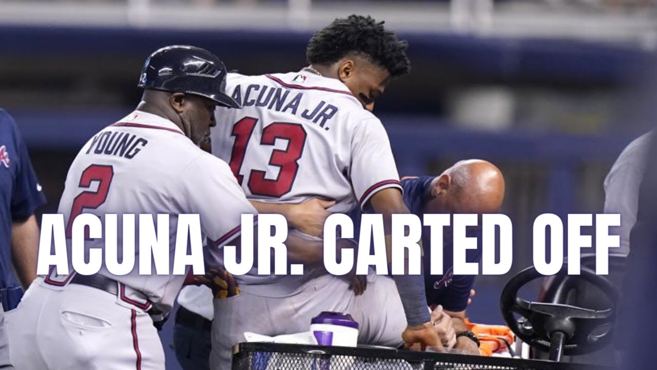 Ronald Acuna Jr. done for the season with torn ACL