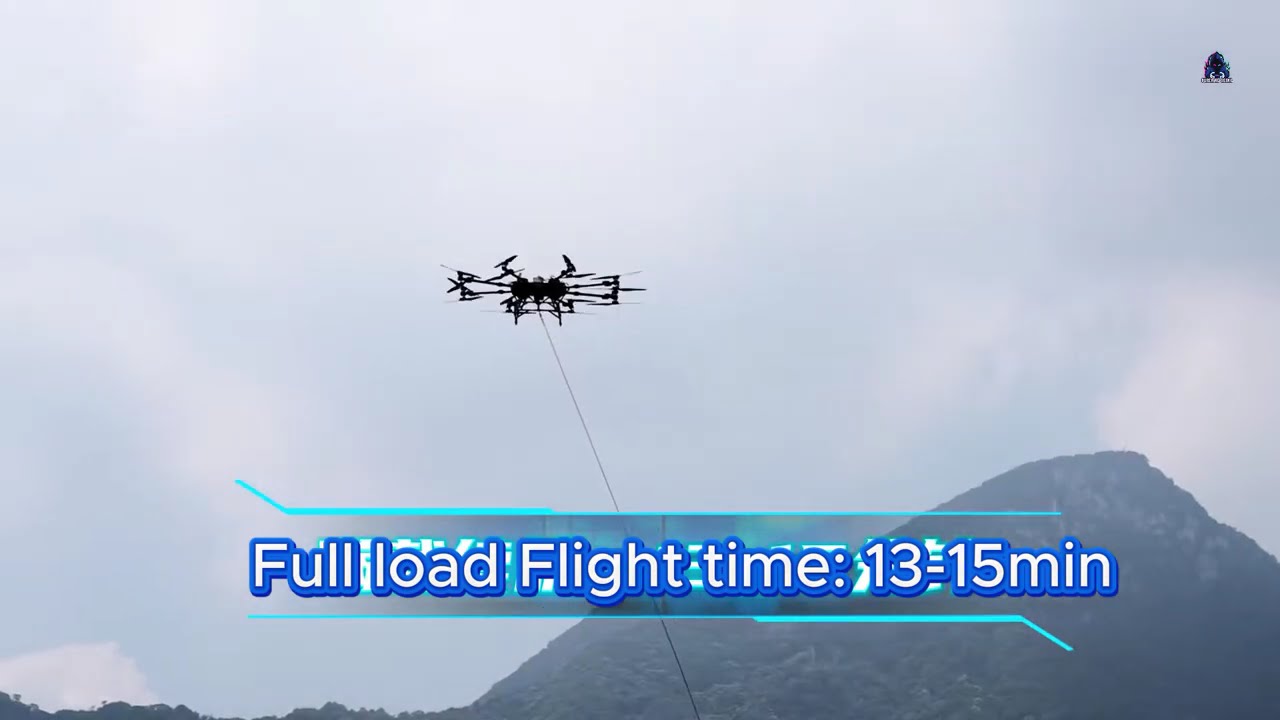 Радиоуправляемый дрон с полезной нагрузкой 350 кг 