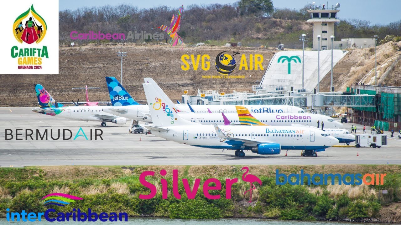 CARIFTA GAMES 2024 CHARTERS PT2: BAHAMAS BERMUDA AIR CAL INTER SILVER (B737/E75S/ATR 7242/B38M/DHC6)