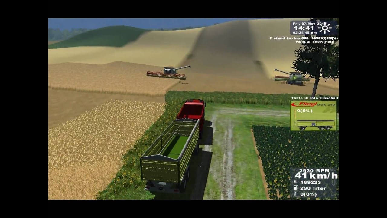 A Nagy Aratás - Big Harvest - Landwirtschafts Simulator 2009. CLAAS Lexion 600 HD Video