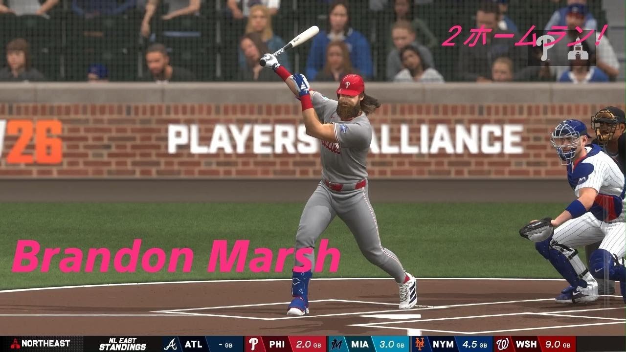 ブランドンマーシュ Brandon Marsh ブランドン・マーシュ MLB The Show 26 - YouTube