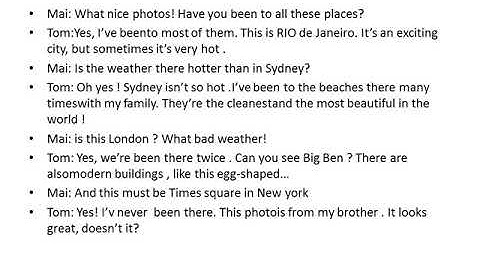 Tiếng Anh Lớp 6_ Unit 9: CITIES OF THE WORLD  GETTING STARTED