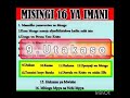 MISINGI 16 YA IMANI