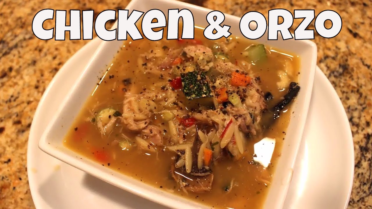 Pantry Chicken & Orzo Soup YouTube