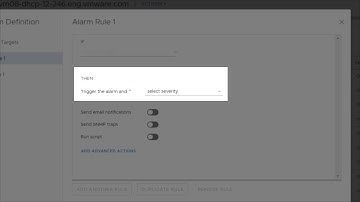 Enhancements to Creating Alarms in the vSphere Client