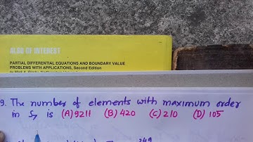 9 (MCQ).IIT JAM MATH (Groups: Permutation Group and it