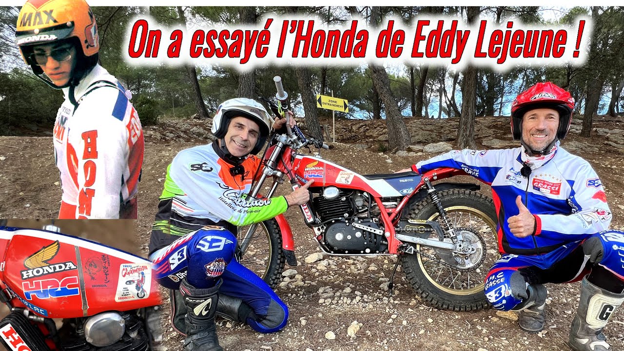 On a essayé l’Honda de Eddy Lejeune ! YouTube