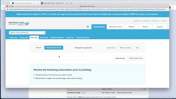 How to Print Guarantor Form in Blue Moon
