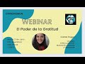 WEBINAR EL PODER DE LA GRATITUD