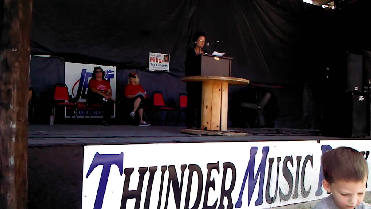 Bradford County Tax Collector Candidates at the HVMF Political Rally