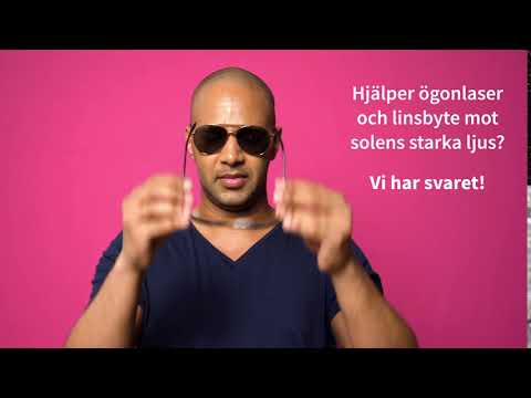 Hjälper ögonlaser mot solens starka ljus?