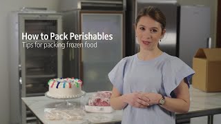 How to pack perishables: frozen food - FedEx