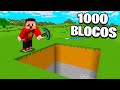 Quebrei 1000 BLOCOS com APENAS 1 HIT dessa PICARETA no Minecraft !