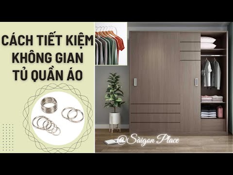 Video: 3 cách để nhân đôi không gian trong tủ quần áo của bạn