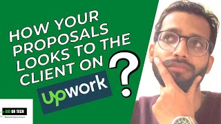 How your proposal looks to the client on Upwork + Proposal template