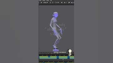 Low-poly Skater Ollie for Game Art #digitalart #animator #gamedev #skateboard #animation #character