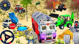 ЁЯФ┤ Drive JCB and Uploading Stone From Dumper Truck in Game #truck #jcb #tractor #dumper #games
