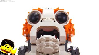 Lego Star Wars Porg Large Buildable Model Review 75230 Re Upload