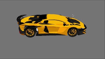 OpenGL lambo rendering