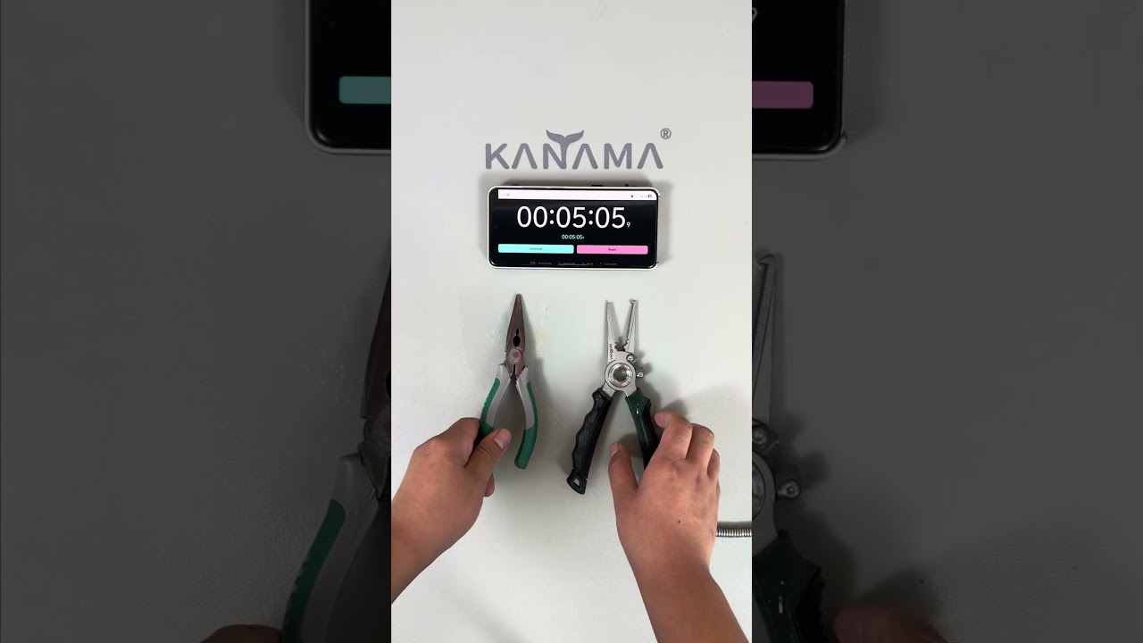 Zero Rust. Clean Cuts — Kanama 17‑4PH Aerospace‑Grade Stainless Fishing Pliers.