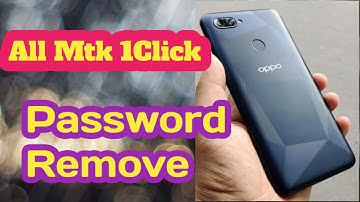 Oppo A12 CPH2083 Password  Pattern Lock Reset 1Click UMT
