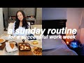 REALISTIC SUNDAY ROUTINE FOR A 6AM WORK WEEK | meal prep, skincare, relaxation station