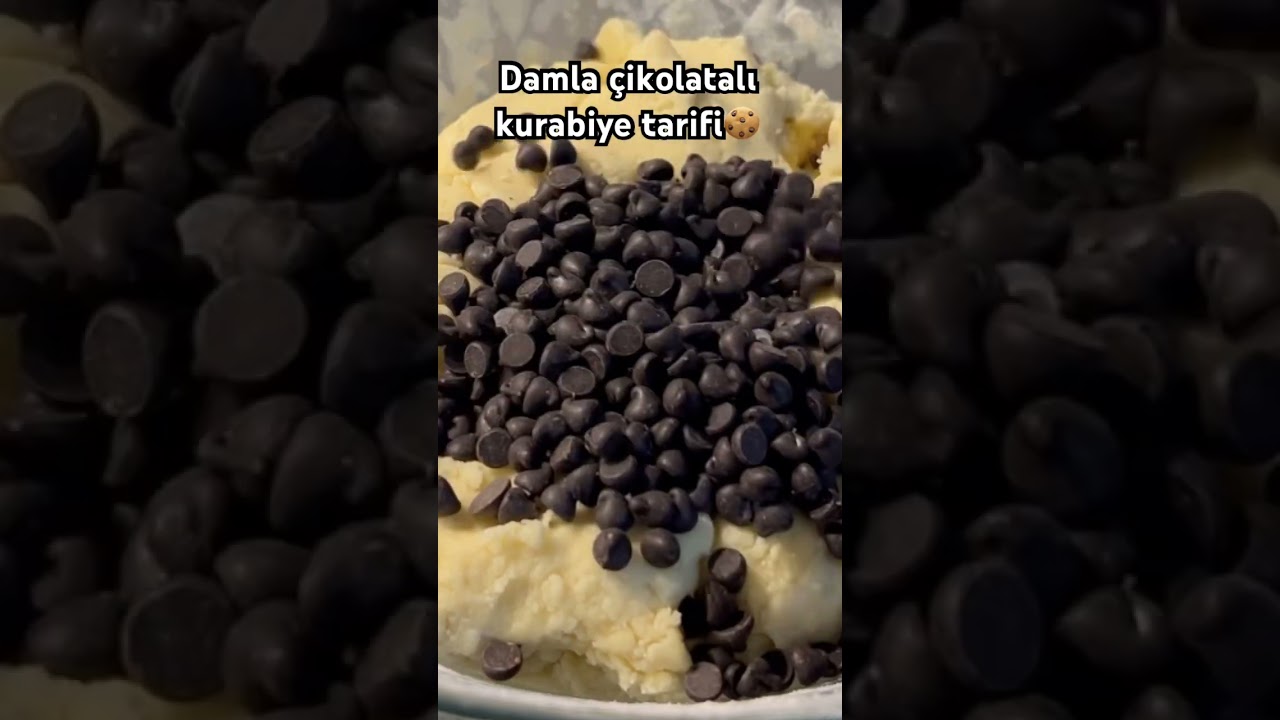 Damla çikolatalı kurabiye tarifi 🍪😋#shorts #cookie #recipe #amazing #taste 🍪😋