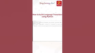 How to build Language Translator using Python | Python | Practically