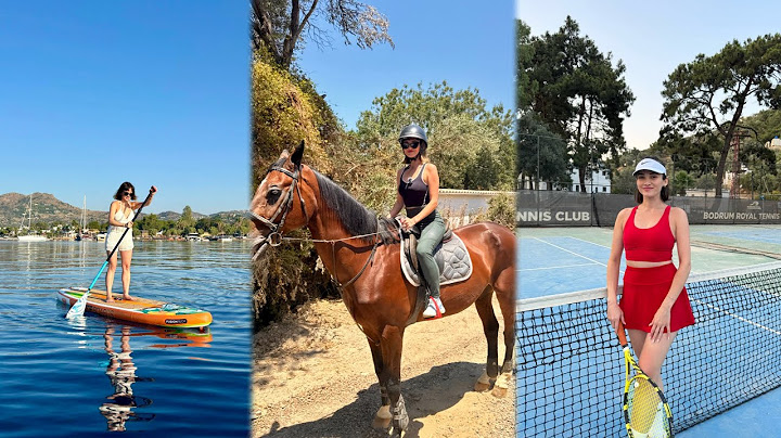 1 Günde Bodrum'da 3 Farklı Spor Denedim! 🏄‍♀️🐎🎾 (sürpriz sonlu)