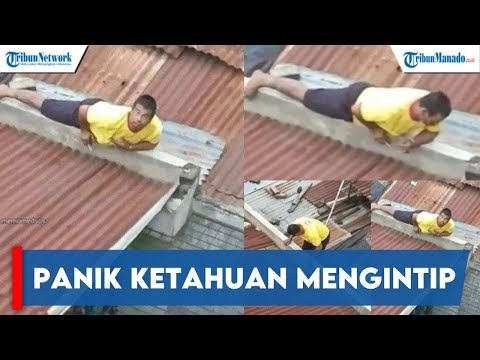 BAPAK BAPAK PANIK KETAHUAN NGITIP TETANGGA MANDI, PEREKAM YUHUUUU