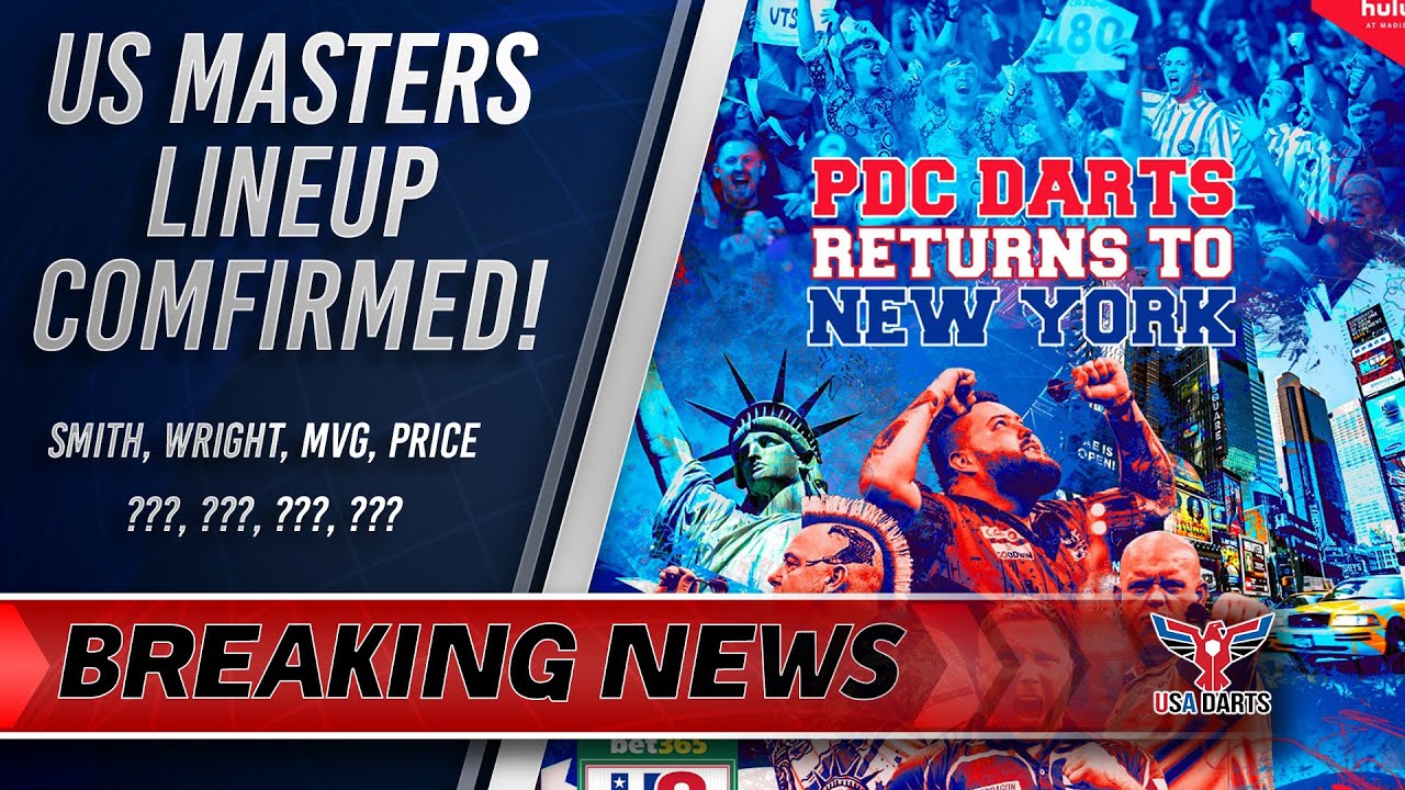 US Masters Lineup Confirmed Breaking News USA Darts