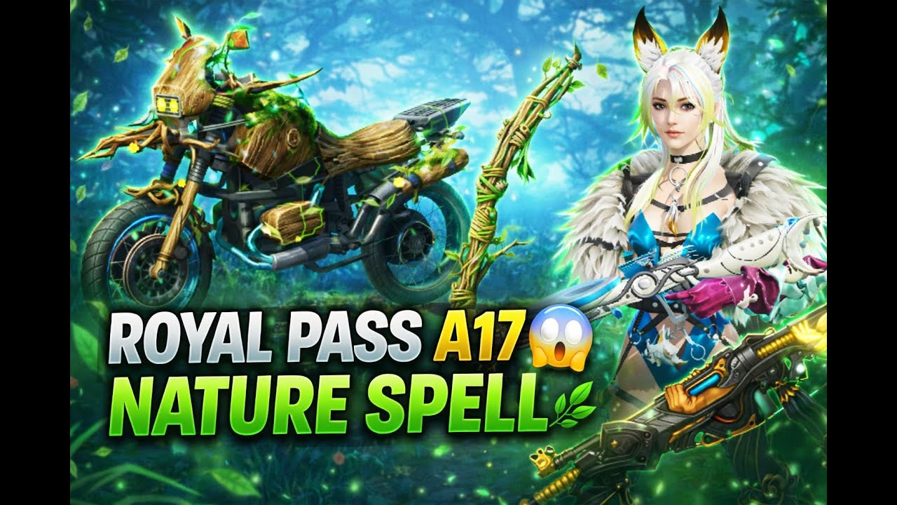 🌿 BGMI Elite Royal Pass A17 LEAK! Nature Spell Theme Revealed 😱✨