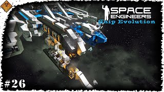 Space Engineers: Ship Evolution - Phase 2 Adding Flames To The Design EP26