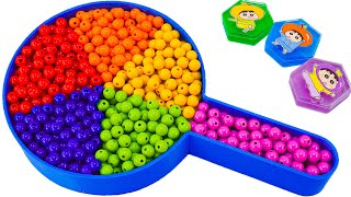 Satisfying Video | How To Make Rainbow Lollipop Bathtub With Mixing Beads | By Sweet Mixing