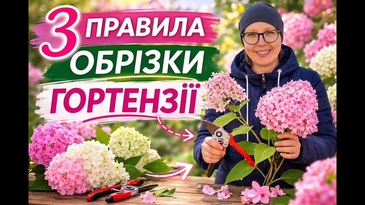 Обрізка волотистої гортензії навесні. 3 правила для пишного цвітіння