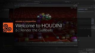 Houdini 22 Foundations | Welcome 6 | Render the Gumballs