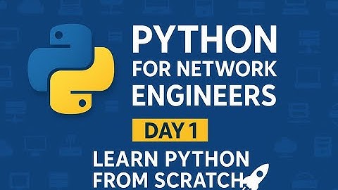 Python for Network Engineers – Day 1 🚀 | Learn Python from Scratch #ccna  #networking #ccie