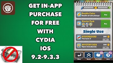 Get FREE in- app purchases unlimited coins, keys iOS 9.2-9.3.3 with cydia Jailbreak-All idevices