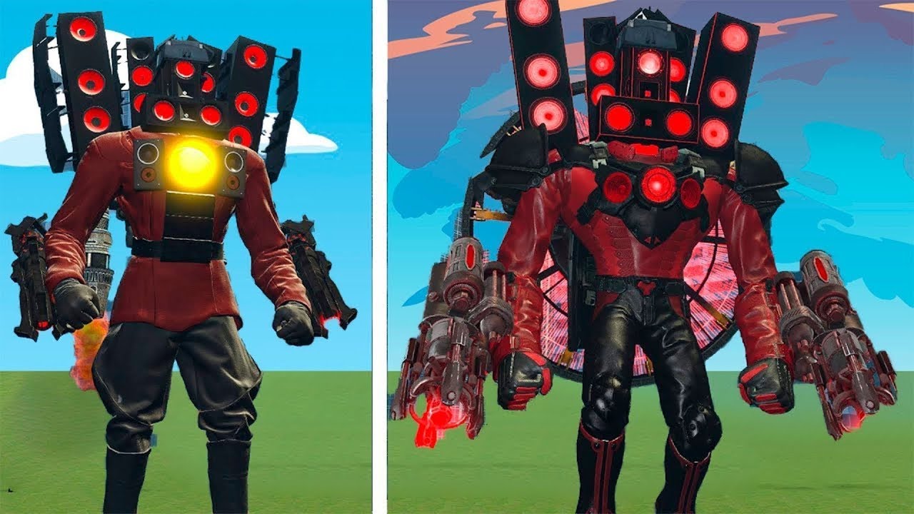 EVOLUTION OF NEW UPGRADED TITAN SPEAKERMAN THE RED DEVIL! Skibidi