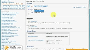C# Semaphore Constructor
