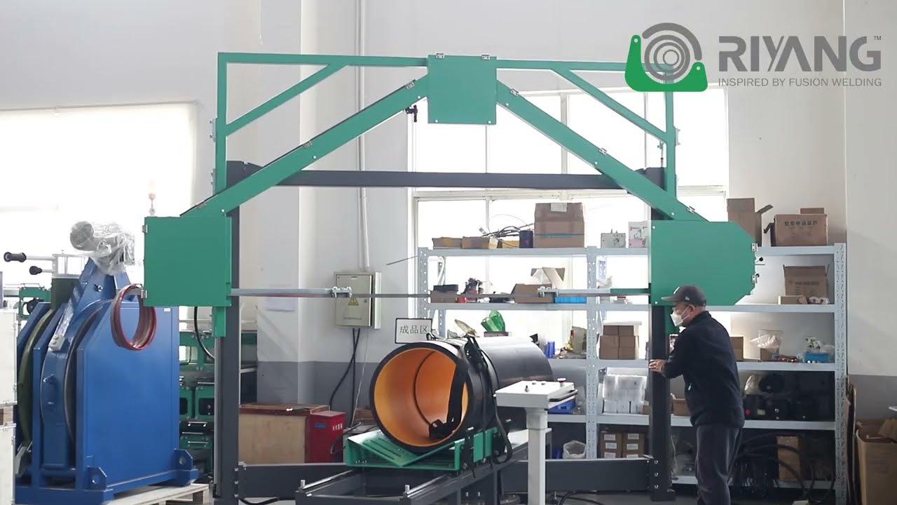 Riyang Pipe Band Saw | HDPE Pipe Cutting Demonstration by Weissenberg