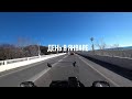 День в январе.January ride on Honda Silver Wing 600