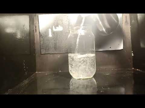 How to make Clouds in a jar?