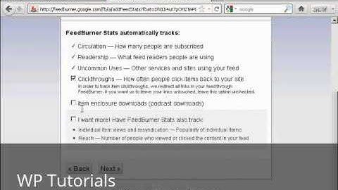 Video 26   Add Feedburner to Your Wordpress Blog