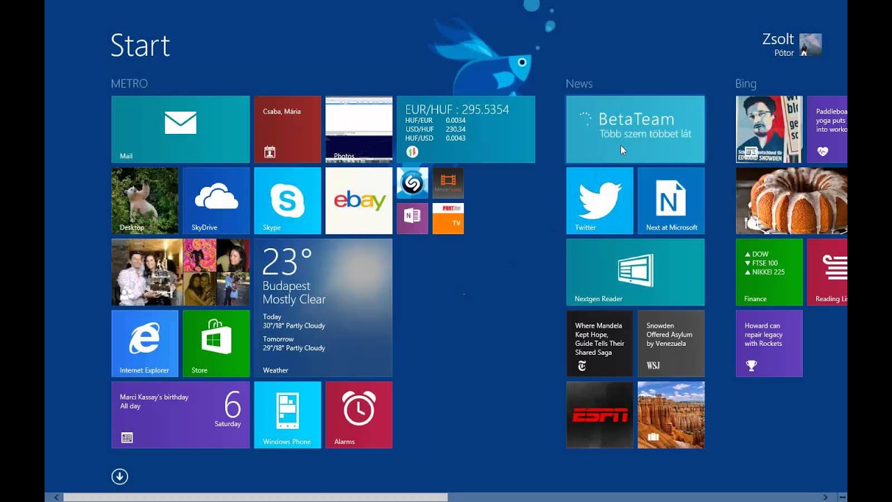 How To Close Apps In Windows 81 Preview Youtube