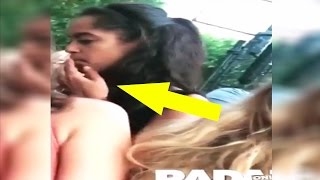 MALIA OBAMA SMOKING WEED AT A CONCERT