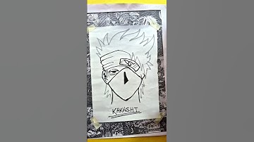 "Easy Kakashi drawing in 60 seconds" #kakashi #kakashidrawing